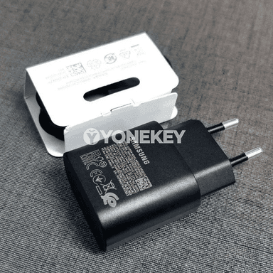Samsung üçin 25W çalt zarýad beriji adapter, Type-C kabel bilen