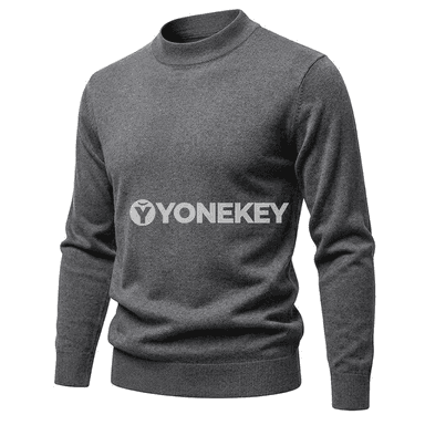 Erkekler üçin ýyly ýokary boýun switer, güýz-gyş üçin