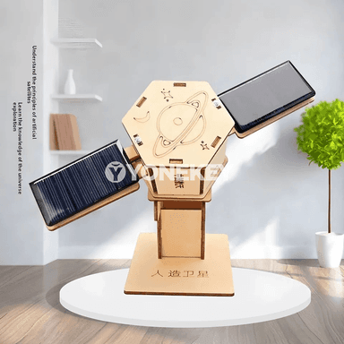 Güneş energiýaly hemra modeli, 3D agaç jigsaw gurluşyk toplumy