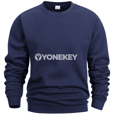 Erkekler üçin ýeňil sweatshirt, tegelek boýun, gündelik stil