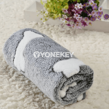 Itler üçin ýyly coral fleece düşekçe, ýuwulýan ýumşak mat