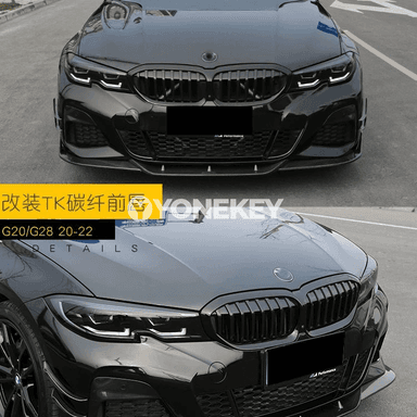 BMW 3 Series üçin öň lip, yz lip we sport body kit