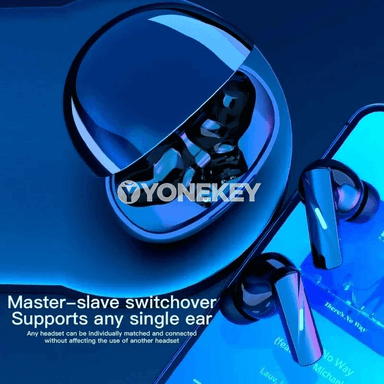 Mate 90 simsiz Bluetooth gulakly nauşnikler, mikrofonly