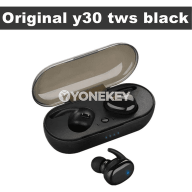 Y30 TWS Bluetooth nauşnikler, sensorly dolandyryşly, mikrofonly