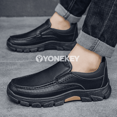 Erkekler üçin deri gündelik klassik loafers köwüşleri