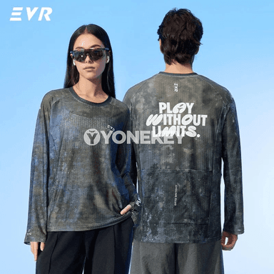 EVR welosiped futbolkasy, ýeňil we çalt gurýan uzyn ýeňli sport top