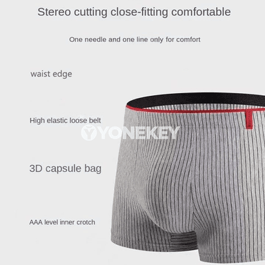 Erkekler üçin 4 bölek boxer içki eşik, pagta, zolakly