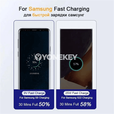 Samsung üçin PD3.0 45W çalt zarýad USB Type-C kabeli