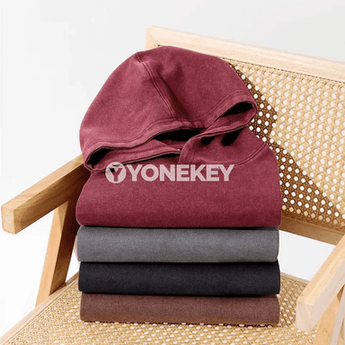 Erkekler üçin ýyly kapýuşonly hoodi, retro batik stil