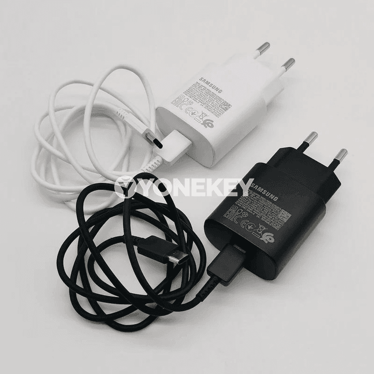 Samsung 25W PD çalt zarýad beriji adapter, EU wilka bilen