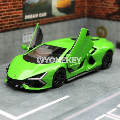 Lamborghini Revuelto 1:36 metal model maşyn, çagalar üçin
