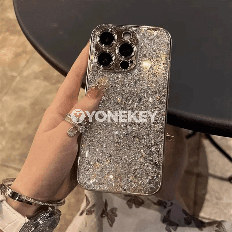 iPhone üçin ýüpek öwüşginli zarýadly gorag gap