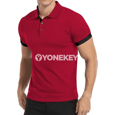 Erkekler üçin ýeňil polo köýnek, ýaz-tomus üçin dem alýan gündelik model