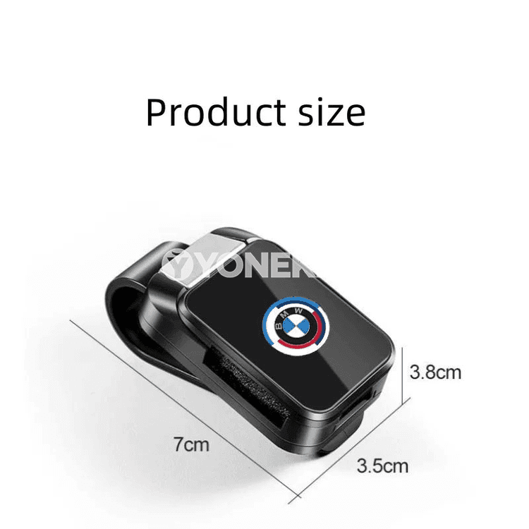 BMW üçin äýnek klipsi we kartoçka saklaýjy, awtoulag penjiresi üçin