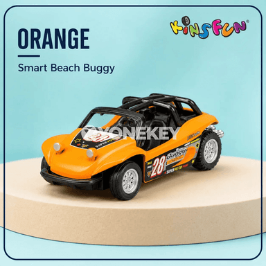KiNSMART Smart Beach Buggy metal model awtoulag, çekişli, kolleksiýa üçin