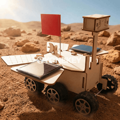 Gün energiýaly Mars gözleg awtoulagy 3D agaç gurluşyk toplumy