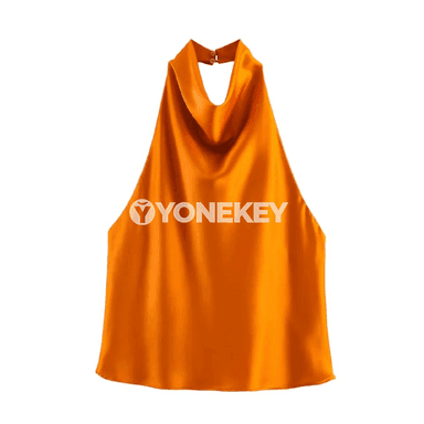 Zenanlar üçin atlas boýunly ýeňsiz halter top
