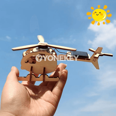 Gün energiýasy bilen işleýän dikuçar modeli, DIY ýygnalýan oýunjak