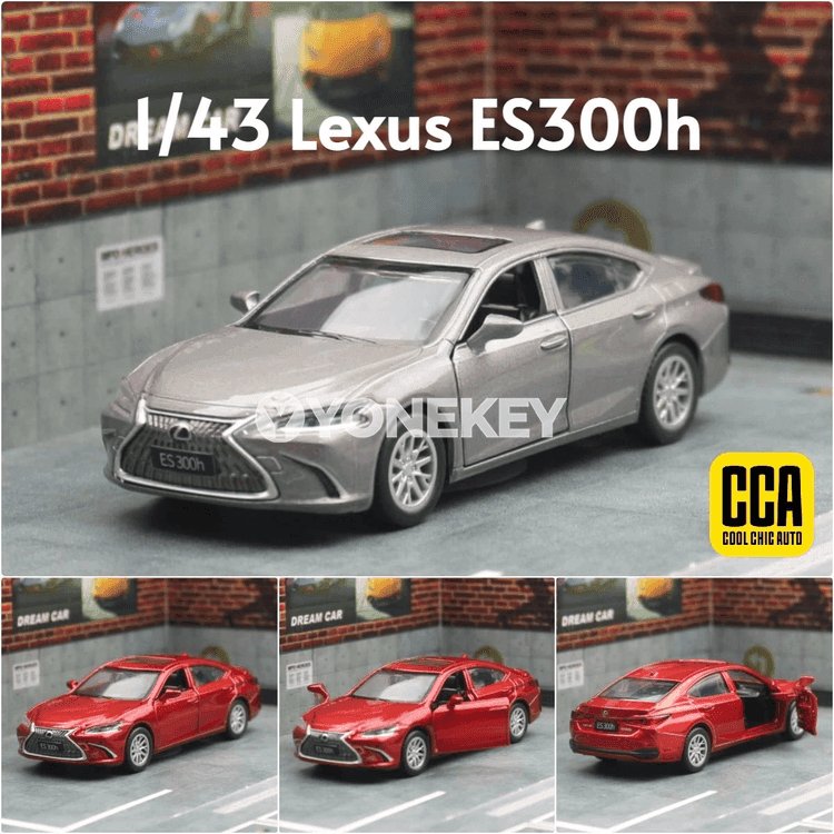 Lexus ES300h 1:43 metal modeli, açylýan gapyly, kolleksiýa üçin