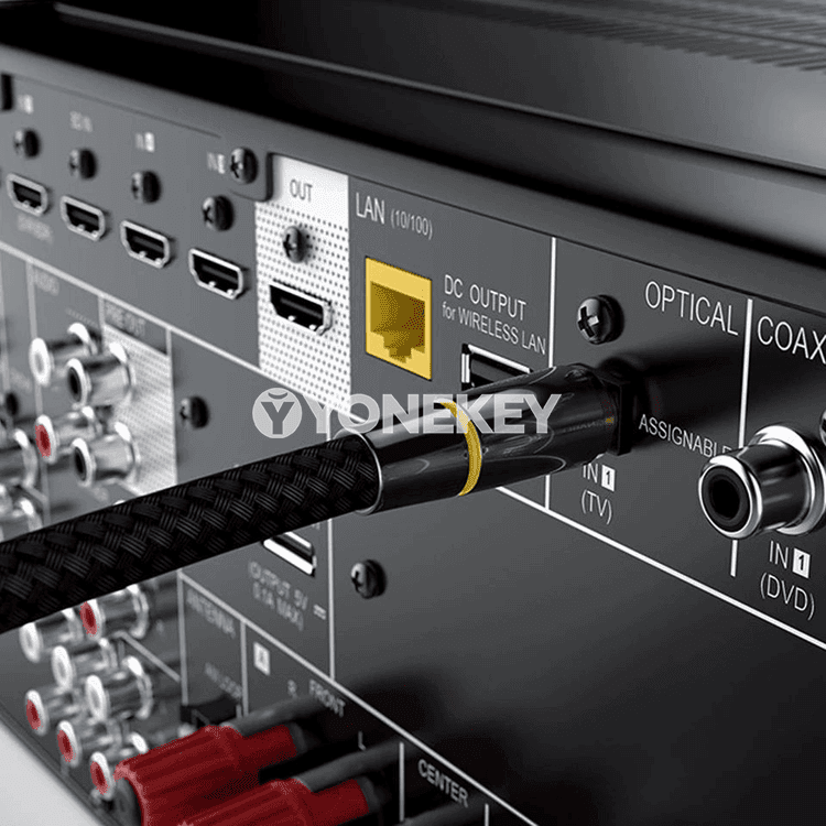 Optiki audio kabeli, Toslink SPDIF, TV we saz ulgam üçin