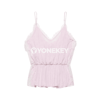 Zenanlar üçin dantelli ýeňil camisole top, tomusky täze görnüş