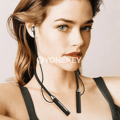 Mikrofonly simsiz Bluetooth boýun gulaklyk, sport üçin amatly