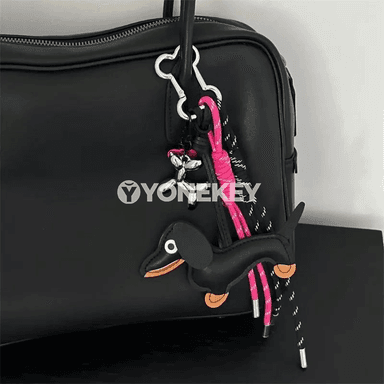 Dachshund şekilli deri açar bagjygy, sumka bezegi