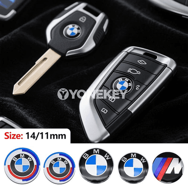 BMW açar üçin 11/14 mm emblem sticker, M Performance 50 ýyllyk