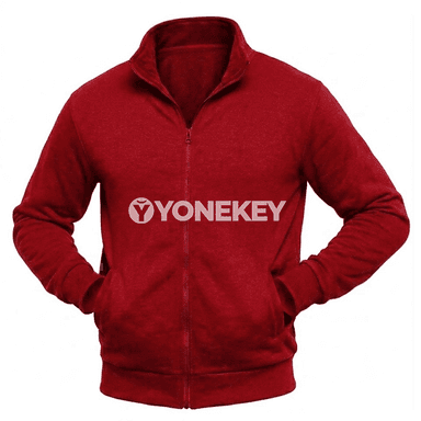 Erkekler üçin ýyly fermuarly ýeňil sport jaket, jübili