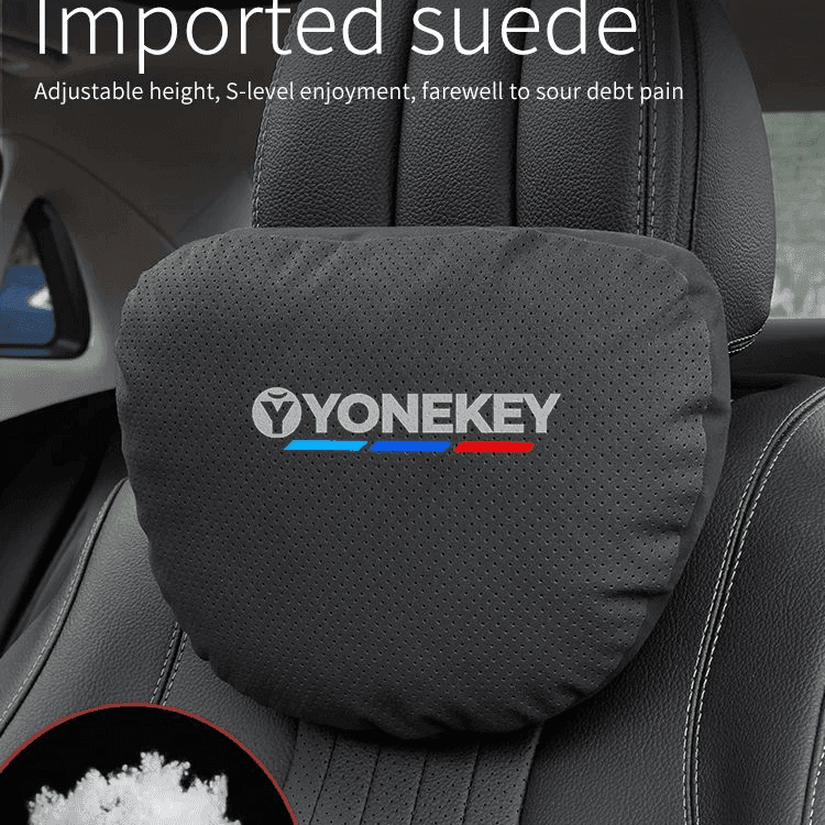 BMW üçin ýumşak boýun we bel ýassygy, awtoulag oturgyç goldawy