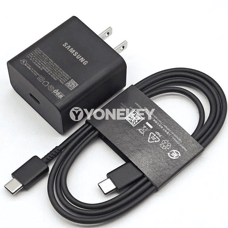 Samsung 60W USB PD çalt zarýad beriji adapter, US wilka bilen