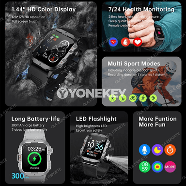 Akylly sagat HW12, 2.01" ekran, Bluetooth jaňlar, fitnes gözegçiligi