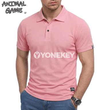 Erkekler üçin ýazky ýeňil polo futbolka
