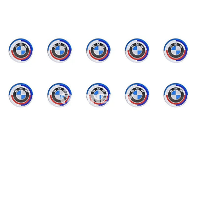 BMW açar üçin 11/14 mm emblem sticker, M Performance 50 ýyllyk