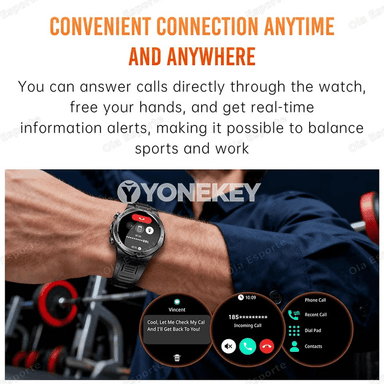 2026 AMOLED akylly sagat, ýürek urşy, GPS, Bluetooth jaňly