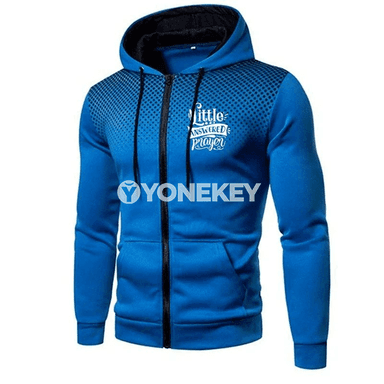 Kapkaly ziperli erkekler üçin ýyly hoodie, güýz-gyş modeli