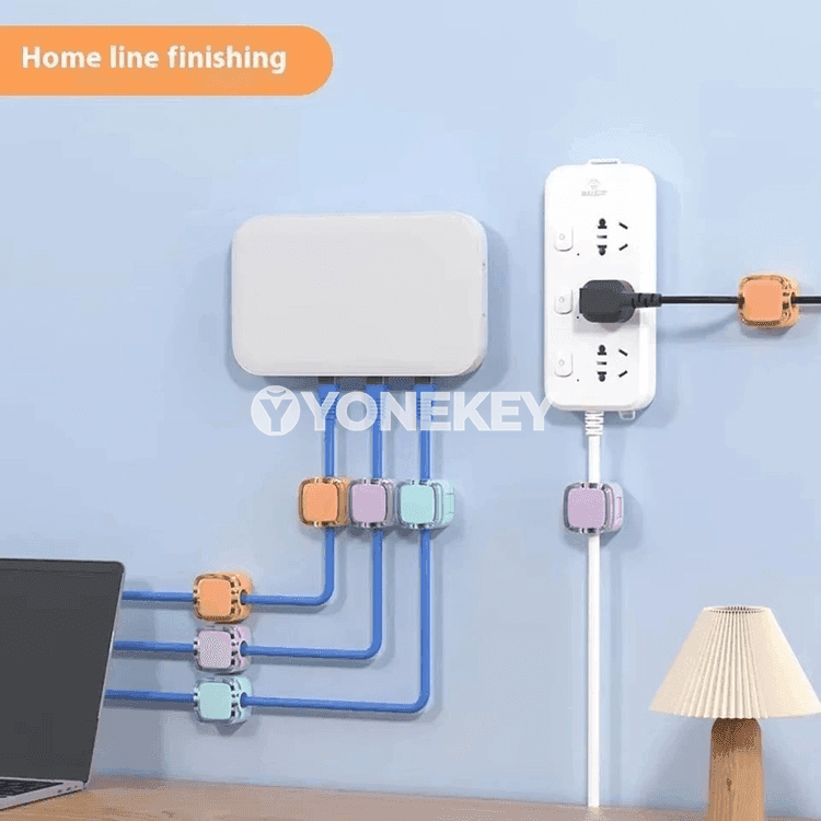 NNBILI 6 sany magnitli kabel tutujy, reňkli sim tertipleýji