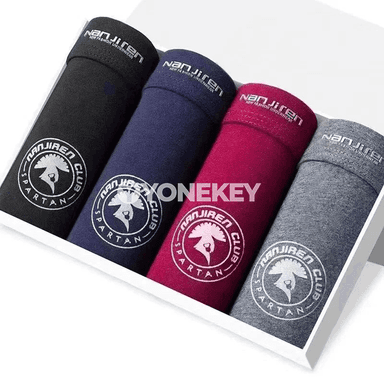 Erkekler üçin 4 sany boxer içki balak, pambyk, uly ölçeg