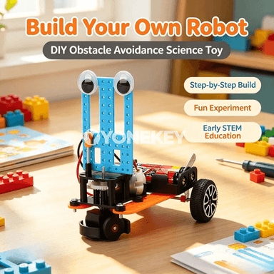 Çagalar üçin DIY ylmy oýunjak robot toplumy