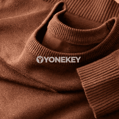 Erkekler üçin ýeňil, ýyly uzyn ýeňli switer — klassik boýunly