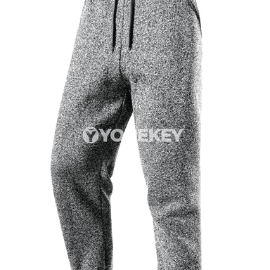 Erkekler üçin ýyly fleece sport balaklary, güýz-gyş jogger