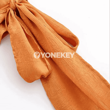 Zenanlar üçin düwünli ýokary moda top, ýazgyn tomusky stil