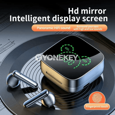 TWS simsiz Bluetooth gulaklyklar, sensorly dolandyryş, LED ekrany bilen