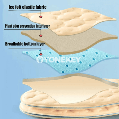 Aýakgap üçin 1 jübüt massajly memory foam içki goýulýanlar