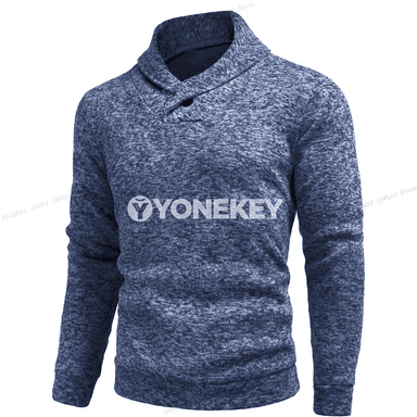 Güýz-gyş üçin uzyn ýeňli, ýokary boýunly erkek switeri