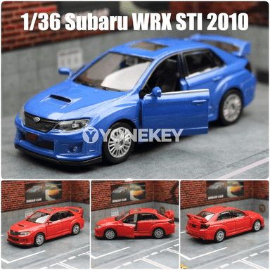 Subaru Impreza WRX STI 1:36 metal maşyn modeli