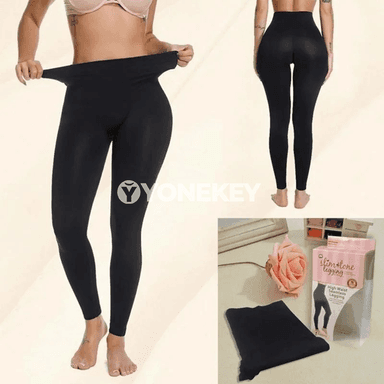 Aýallar üçin ýokary belli, şekillendiriji kompression leggins