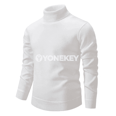 Erkekler üçin gyş-güýz ýyly turtleneck switer