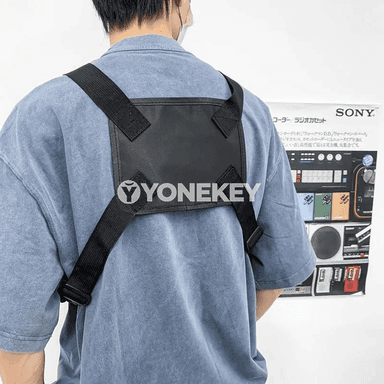 Erkekler üçin köp bölümleri bolan taktiki chest bag, nylon sumka