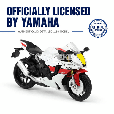 Yamaha YZF-R1M 1:18 metal model motosikl - kolleksiýa we sowgat